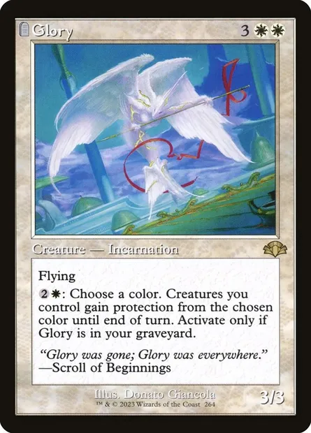 Glory, Magic card DMR 264 — Dominaria Remastered set