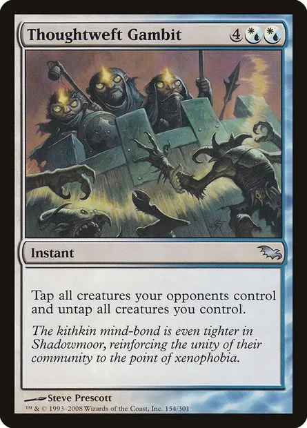 Thoughtweft Gambit, Magic card SHM 154 — Shadowmoor set