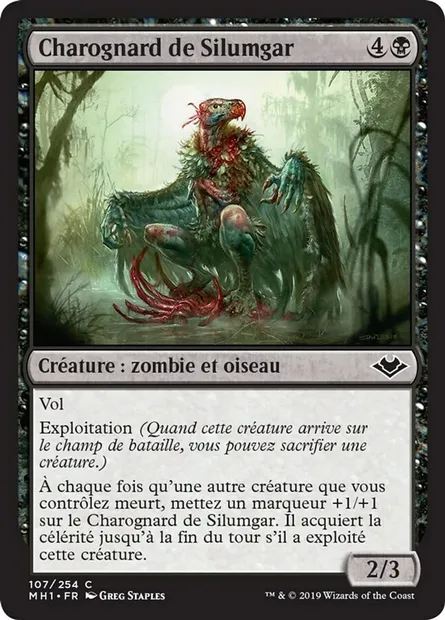Charognard de Silumgar, carte Magic MH1 107 — extension Horizons du Modern