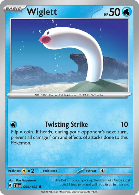 Wiglett, Pokémon card SVI 055 — Scarlet & Violet set