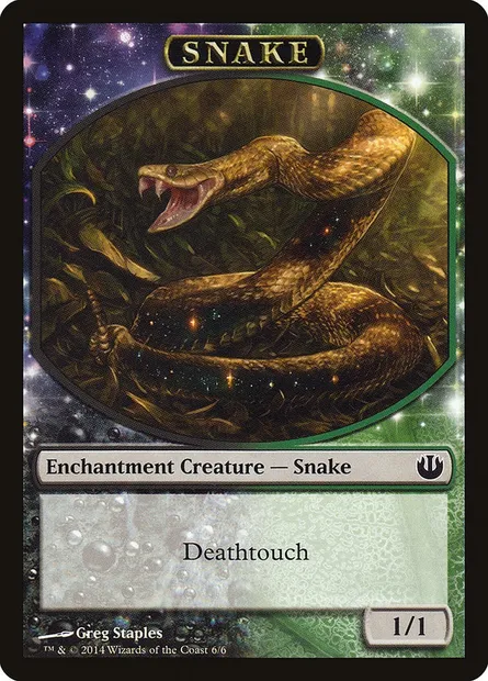 Snake, carte Magic TJOU 6 — extension Journey into Nyx Tokens