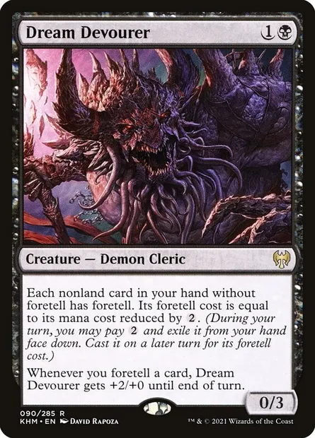 Dream Devourer, Magic card KHM 90 — Kaldheim set