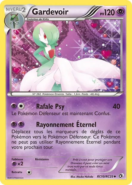 Gardevoir, carte Pokémon LTR RC10 — extension Legendary Treasures
