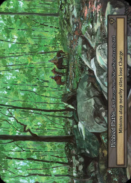 Pebbled Paths, carte Sorcery ATH 212 — extension Arthurian Legends
