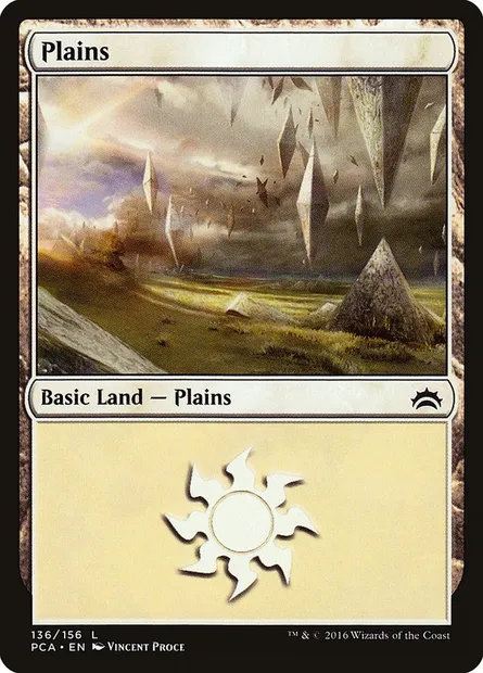 Plains, Magic card PCA 136 — Planechase Anthology set