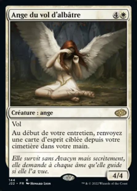 Ange du vol d'albâtre, carte Magic J22 144 — extension Jumpstart 2022