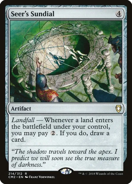 Seer's Sundial, Magic card CM2 214 — Commander Anthology Volume II set