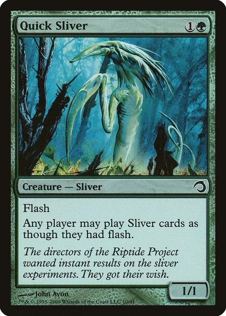 Quick Sliver, Magic card H09 10 — Premium Deck Series: Slivers set