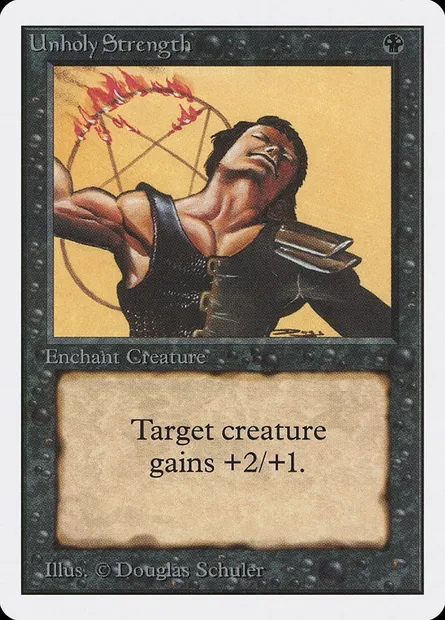 Force impie, carte Magic 2ED 132 — extension Unlimited Edition
