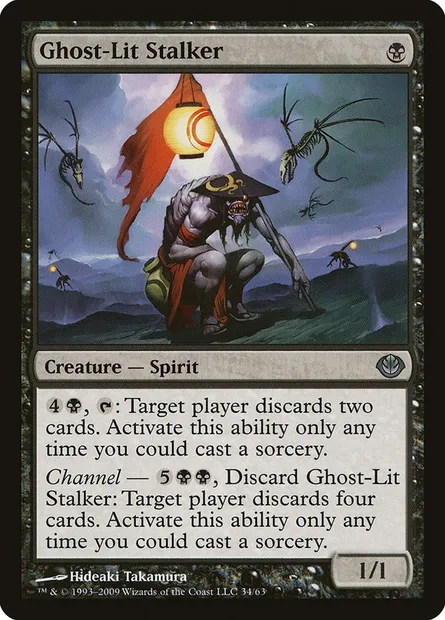 Ghost-Lit Stalker, Magic card DDD 34 — Duel Decks: Garruk vs. Liliana set