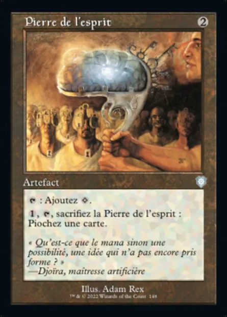 Pierre de l'esprit, carte Magic BRC 148 — extension The Brothers' War Commander