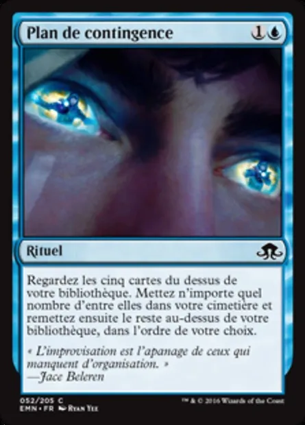 Plan de contingence, carte Magic EMN 52 — extension La lune hermétique
