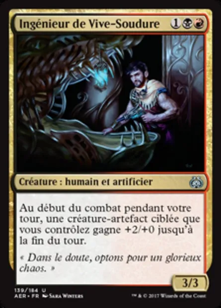 Ingénieur de Vive-Soudure, carte Magic AER 139 — extension La révolte éthérique