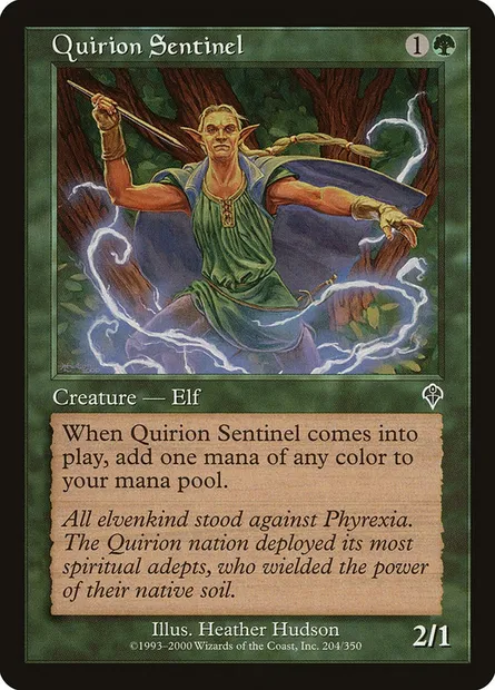 Quirion Sentinel, Magic card INV 204 — Invasion set