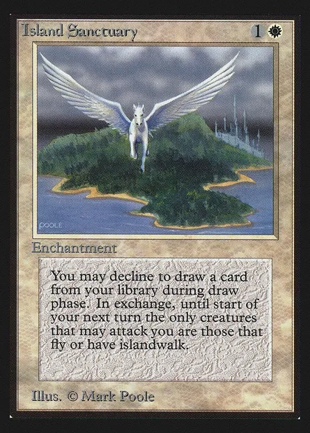 Island Sanctuary, Magic card CEI 26 — Intl. Collectors' Edition set