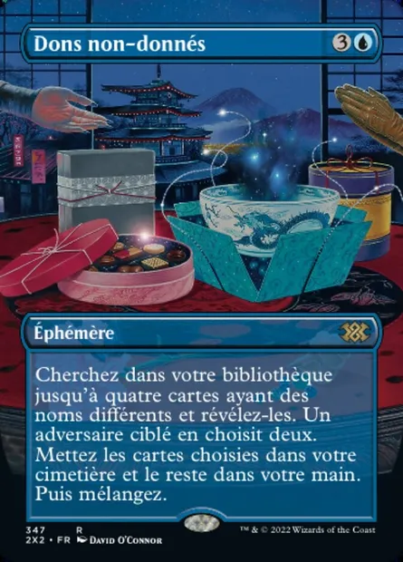 Dons non-donnés, carte Magic 2X2 347 — extension Double Masters 2022