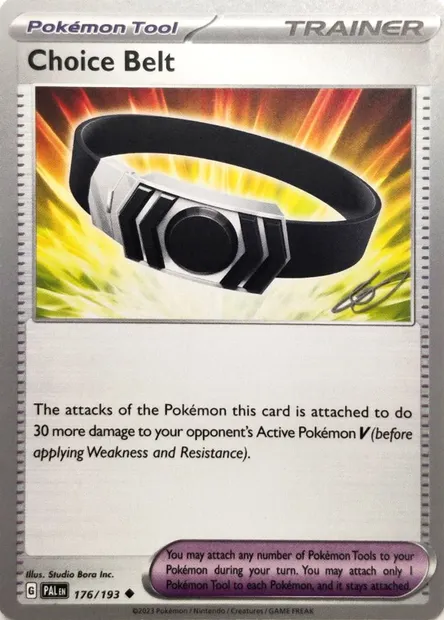 Choice Belt, Pokémon card WCD23 135 — World Championship Decks 2023 set