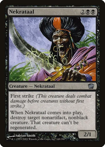 Nekrataal, Magic card 8ED 149★ — Eighth Edition set