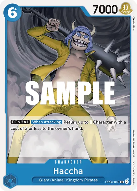 Haccha, carte One Piece OP05-049 — extension AWAKENING OF THE NEW ERA