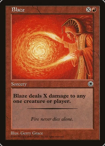 Brasier, carte Magic POR 118 — extension Portal