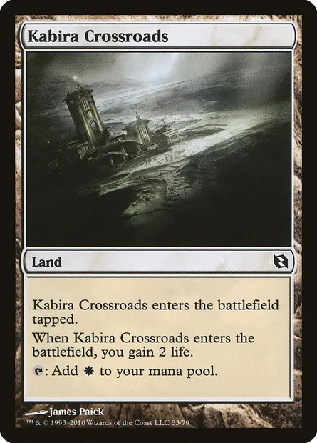 Kabira Crossroads, Magic card DDF 33 — Duel Decks: Elspeth vs. Tezzeret set