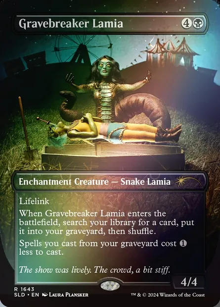 Lamie brise-tombe, carte Magic SLD 1643★ — extension Secret Lair Drop