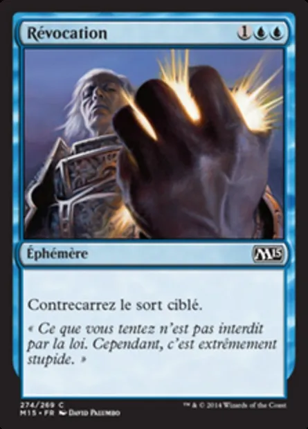 Révocation, carte Magic M15 274 — extension Magic 2015