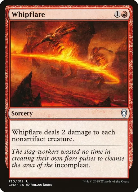Whipflare, Magic card CM2 130 — Commander Anthology Volume II set