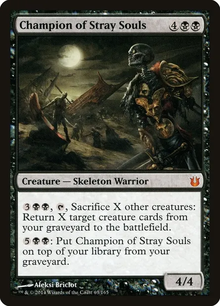 Champion of Stray Souls, Magic card BNG 63 — Born of the Gods set