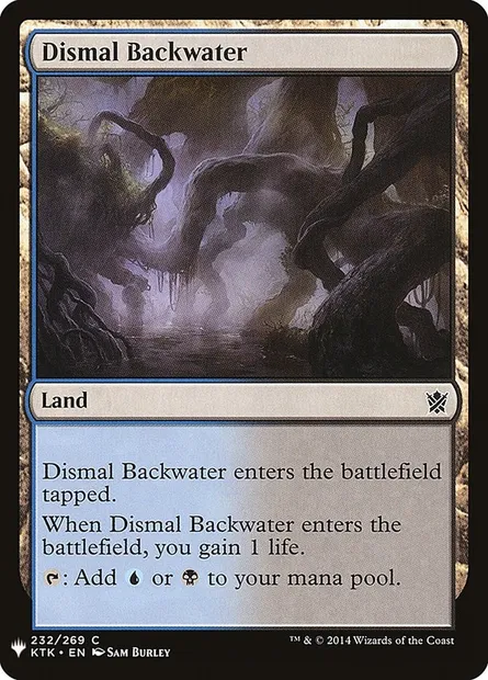 Dismal Backwater, Magic card PLST KTK-232 — The List set
