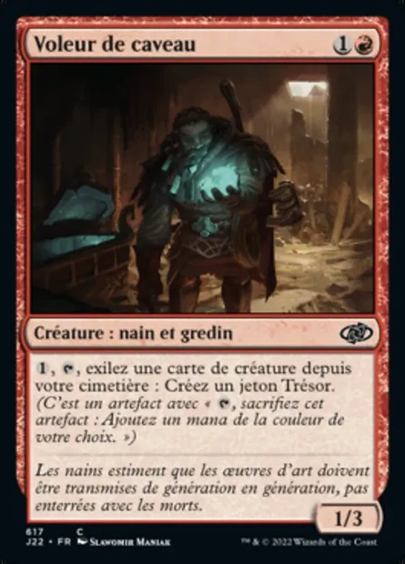 Voleur de caveau, carte Magic J22 617 — extension Jumpstart 2022