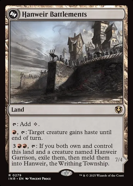Hanweir Battlements, Magic card INR 279 — Innistrad Remastered set