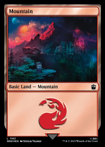 Montagne, carte Magic WHO 1163 — extension Doctor Who