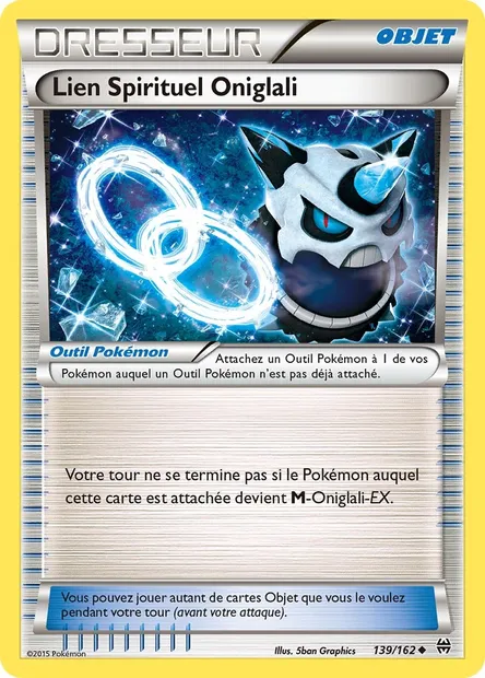 Lien Spirituel Oniglali, carte Pokémon BKT 139 — extension Impulsion Turbo
