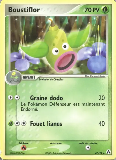 Boustiflor, carte Pokémon LM 47 — extension EX Créateurs de légendes