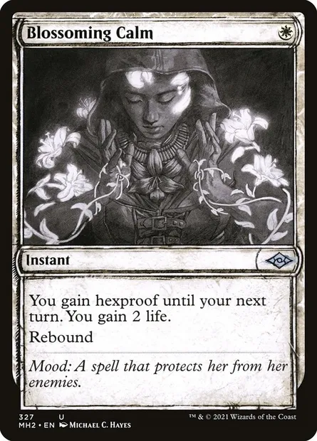 Blossoming Calm, Magic card MH2 327 — Modern Horizons 2 set