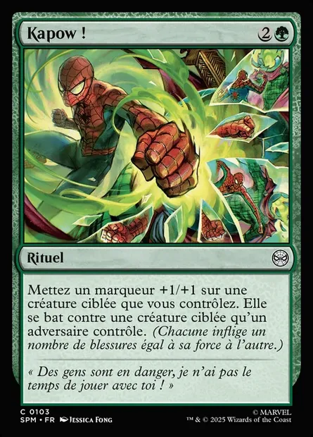 Kapow !, carte Magic SPM 103 — extension Marvel's Spider-Man
