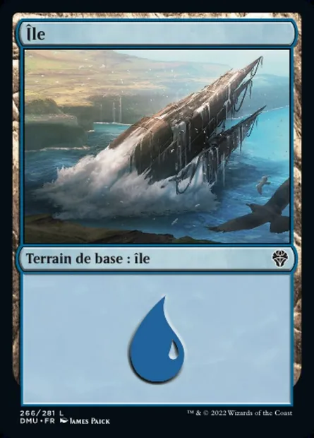 Île, carte Magic DMU 266 — extension Dominaria Uni