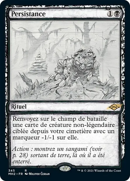 Persistance, carte Magic MH2 345 — extension Horizons du Modern 2