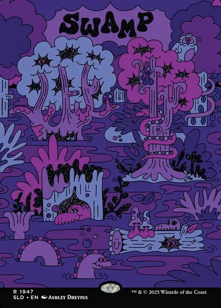 Marais, carte Magic SLD 1947 — extension Secret Lair Drop