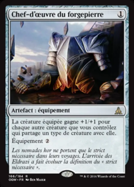 Chef-d'œuvre du forgepierre, carte Magic OGW 166 — extension Le serment des Sentinelles