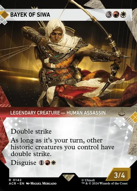 Bayek of Siwa, Magic card ACR 142 — Assassin's Creed set