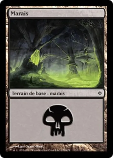 Marais, carte Magic NPH 171 — extension La Nouvelle Phyrexia