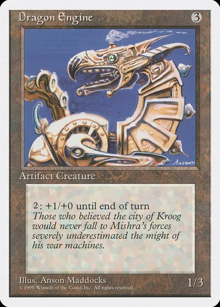 Dragon-machine, carte Magic 4ED 317 — extension Quatrième Edition