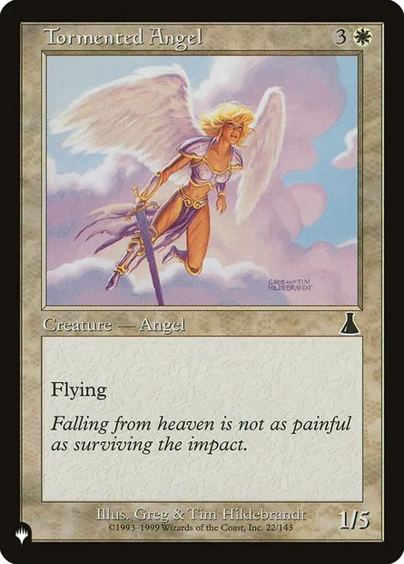 Tormented Angel, Magic card PLST UDS-22 — The List set