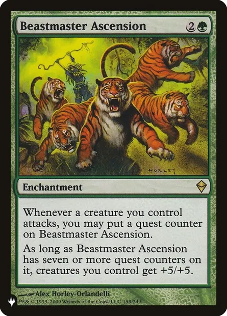 Beastmaster Ascension, Magic card PLST ZEN-159 — The List set