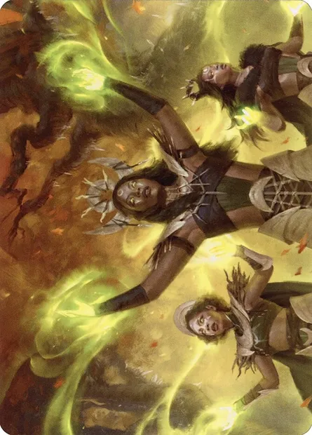 Dawnhart Wardens // Dawnhart Wardens, carte Magic AMID 57 — extension Midnight Hunt Art Series