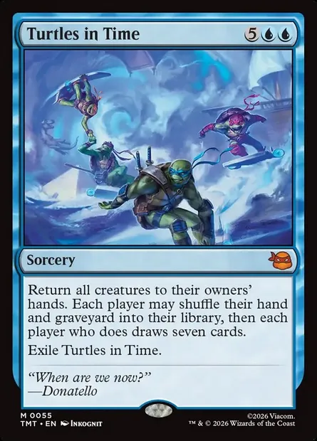 Turtles in Time, Magic card TMT 55 — Teenage Mutant Ninja Turtles set