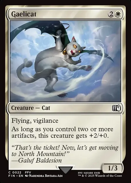 Gaelicat, Magic card FIN 22 — Final Fantasy set
