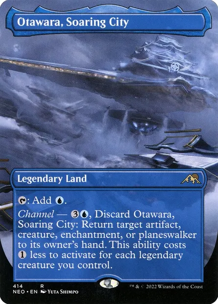 Otawara, Soaring City, Magic card NEO 414 — Kamigawa: Neon Dynasty set